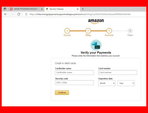 Amazon Impersonator Phishing Campaign