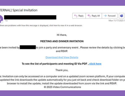 By Malicious Invitation Only