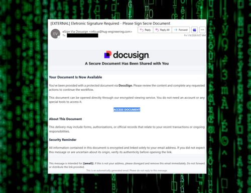 Docusign Phishing Installs LogMeIn