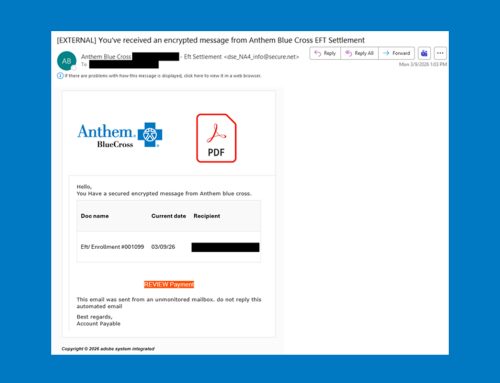 Anthem Blue Cross Ransomware